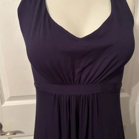 Boden dark navy maxi jersey dress 6 - Picture 3 of 6